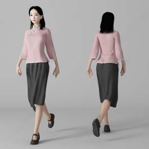 女人3D模型下载